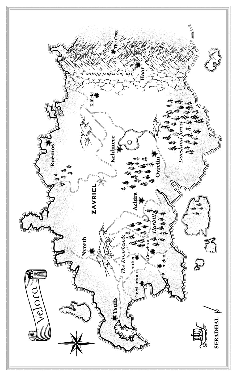 Map of Velora